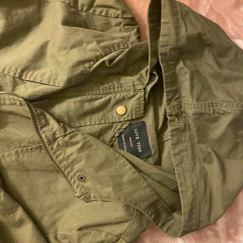 Green cargo jacket